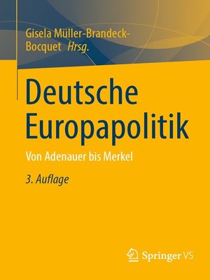 cover image of Deutsche Europapolitik